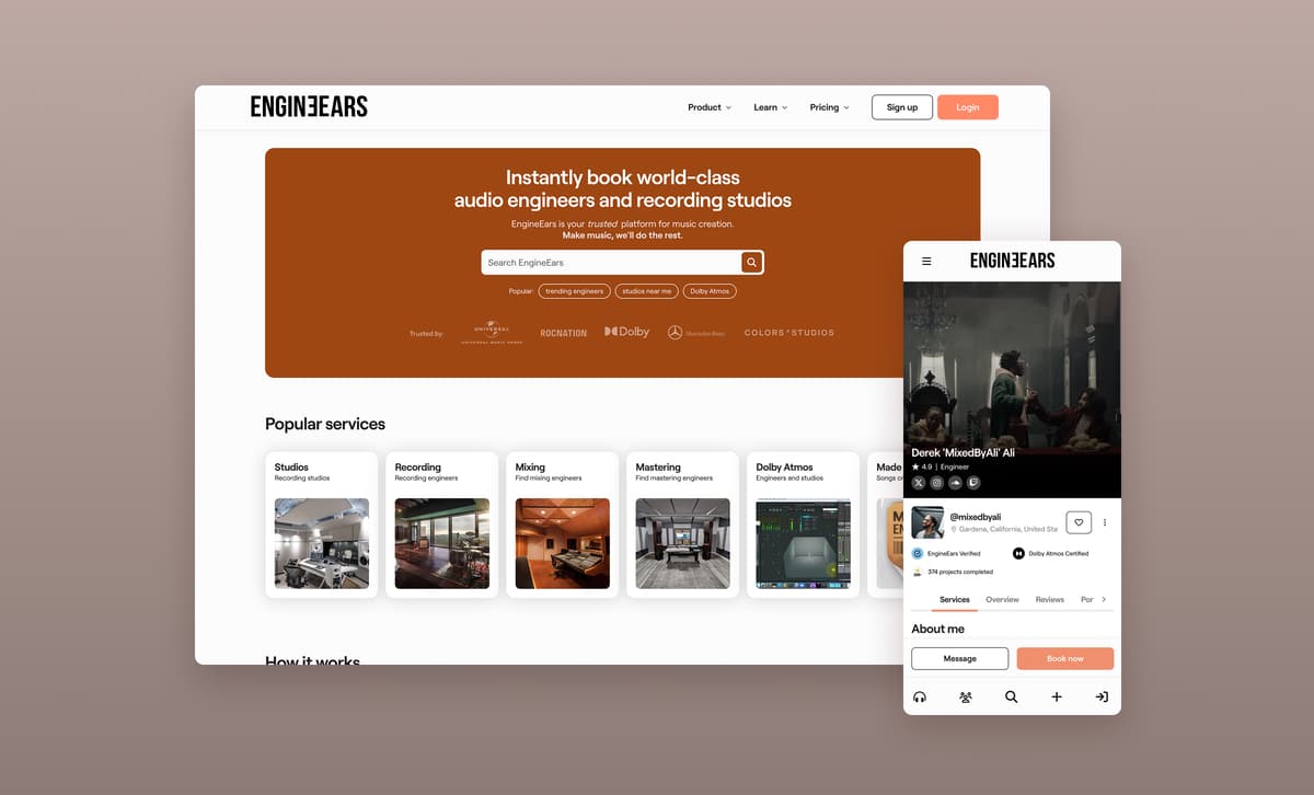 EngineEars screenshot